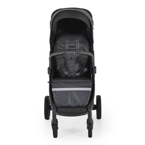 BUGGY babakocsi lapracsukható, nagy kerekek, könnyű FEKETE