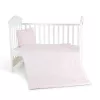 Nook 3 részes bébi ágynemű huzat garnitúra PINK CSILLAG