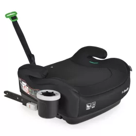   I-SWIFT ülésemelő pohártartóval 125-150cm I-SIZE és ISOFIX FEKETE