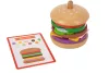 TOOKY Toy fa hamburger készítő szett