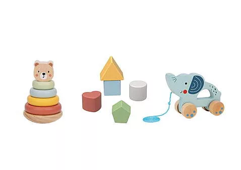 Tooky toy 3in1 készségfejlesztő doboz formabedobóval