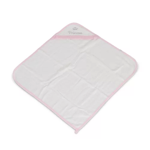Princess törölköző 75*75cm frottier PINK/rózsa