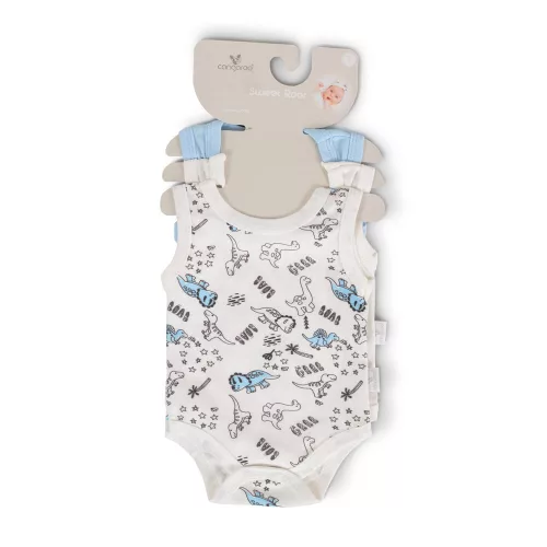BABARUHA BODY 3 dbos ujjatlan body szett KÉK