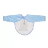 BEAR előke hosszú ujjal, macis mintával, pvc/textil KÉK