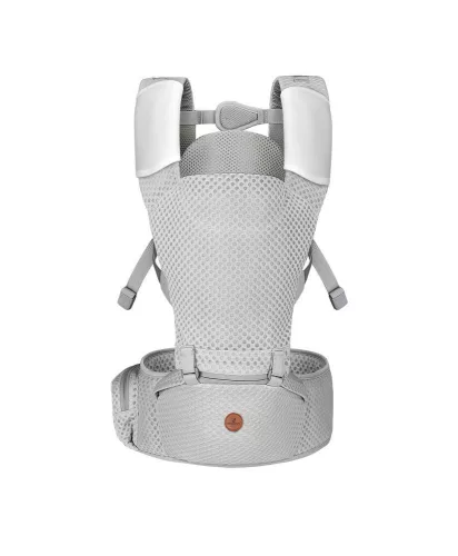 MISTRAL bébi hordozó 3 poziciós, ergonomikus, hálós VSZÜRKE