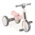 LEARN-to-Ride mini futóbicikli 3 kerekű tricikli, összecsukható PINK/rózsa