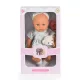 BABA 30cm újszülött macival MENTA