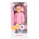 BABA 38cm hajasbaba téli ruhában