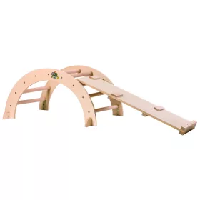   FA MÁSZÓHÍD rámpával PIKLER Montessori  79*40cm+92cm rámpa NATUR