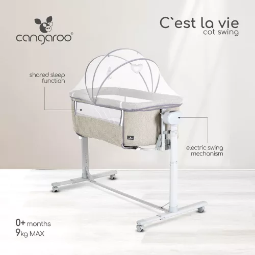 C'EST LA VIE babaöböl távirányítóval SSZÜRKE