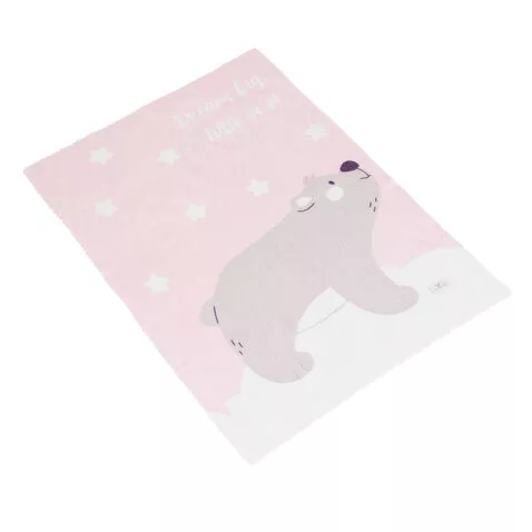 Takaró 75x100 cm Dreamy bear PINK