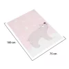 Takaró 75x100 cm Dreamy bear PINK