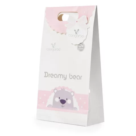 Takaró 75x100 cm Dreamy bear PINK
