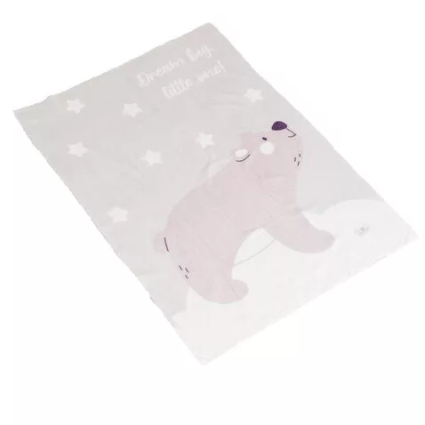 Takaró 75x100 cm Dreamy bear SZÜRKE