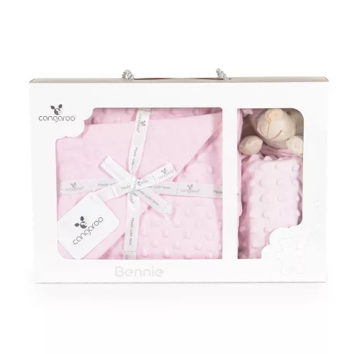 BENNIE takaró szundikendővel 75x100cm PINK