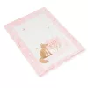 Baba takaró SHERPA 80x110 cm erdei állatos PINK