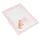 Baba takaró SHERPA 80x110 cm erdei állatos PINK