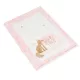 Baba takaró SHERPA 80x110 cm erdei állatos PINK