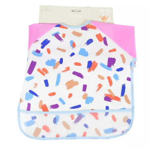 HOLDY hosszú ujjú előke zsebbel PINK