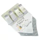TUMMY zokni+nyálkendő szett 2+2db SZÜRKE