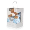TAKARÓ Addie bear 90x75cm KÉK