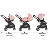 BINGO babakocsi  SZETT újszülött kortól 22kg-ig 2in1 sport+váz+hordozó PINK