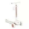 AERO roller, összecsukható, 50kg-ig, 3 kerekű, arany váz FEHÉR