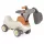 BUMPY ráülős, markoló kanalas bébitaxi kormánnyal SZÜRKE/BÉZS