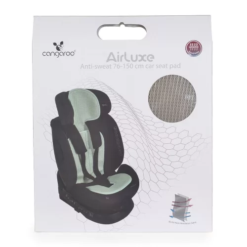 AIRLUXE autósülés párna izzadásgátlós 76-150cm SZÜRKE