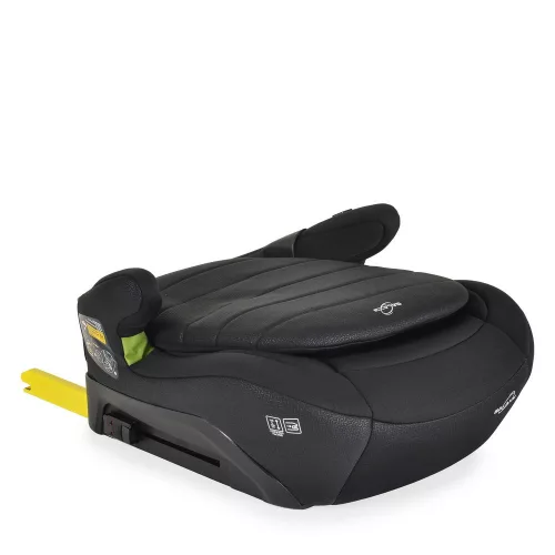 GALAXY ülésmagasító háttámlával 125-150cm, ISOFIX FEKETE