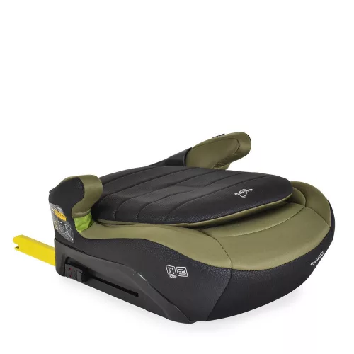 GALAXY ülésmagasító háttámlával 125-150cm, ISOFIX ZÖLD