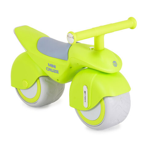 MINI CRUZE futóbicikli zenélő, óriás kerekekkel UV ZÖLD