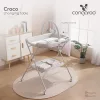 CROCO multifunkciós, összecsukható pelenkázó asztal MENTAZÖLD