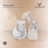 SIENA elektromos és kéz nélküli mellszívó 2in1, tölthető, 210ml