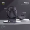 RACE autós ülés 100-150 cm ülésmagasítóvá alakítható SÖTÉT SZÜRKE