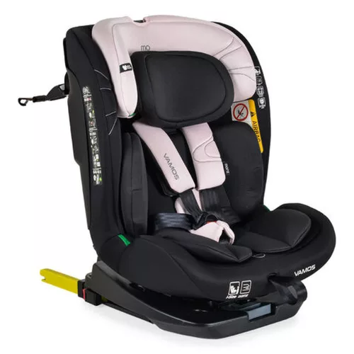 VAMOS autós ülés 40-150cm 360 forgatható PINK