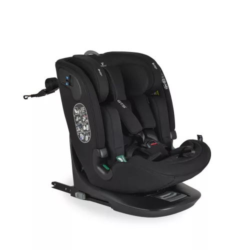 GTS prémium autós ülés 40-150cm SPS, 360fokban forgatható FEKETE