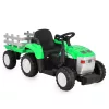 BO DALLAS elektromos traktor trélerrel 12V 140cm ZÖLD