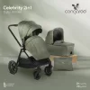 CELEBRITY  multifunkciós 2 részes 2IN1 babakocsi szett SZÜRKE