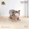 HINTÁZÓ őzike plüss, zenélő Daphne BARNA
