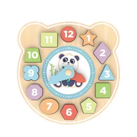 MONI fa puzzle óra pandás PASZTEL