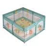 GAMEZONE járóka összecsukható szőnyeggel, 60 labdával 120x120 MENTA