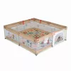 GAMEZONE összecsukható járóka szőnyeggel, 60 labdával 180x200 BÉZS