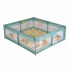   GAMEZONE összecsukható járóka szőnyeggel, 60 labdával 180x200 MENTA