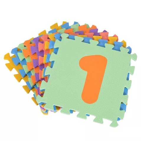 HABTAPI 9 db-os puzzle SZÍNES/SZÁMOK