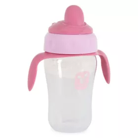 CUP csőrös itatópohár kiömlés mentes 270ml PINK