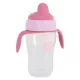 CUP csőrös itatópohár kiömlés mentes 270ml PINK
