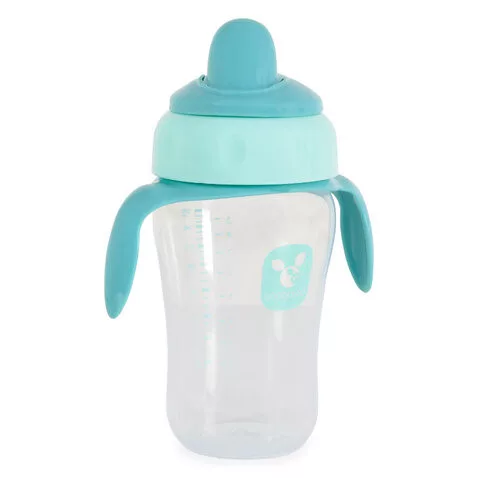 CUP csőrös itatópohár kiömlés mentes 270ml KÉK