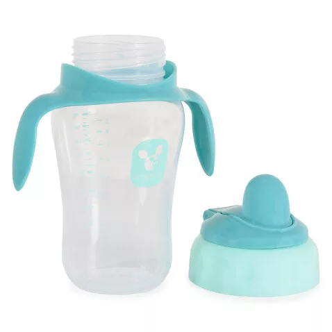 CUP csőrös itatópohár kiömlés mentes 270ml KÉK