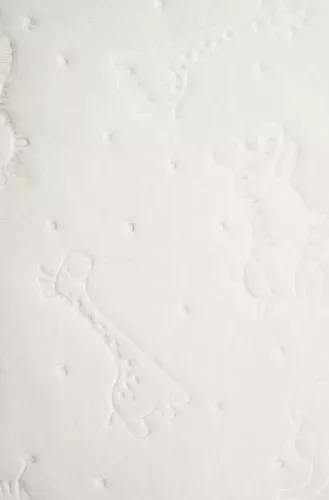 Baba takaró 75x90 cm állatos mintával FEHÉR